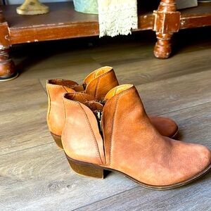 Lucky Brand Booties (Leather Ankle Boots) - Womens Size 9